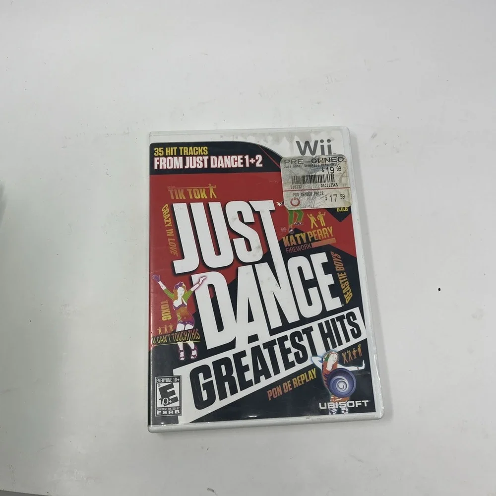 Just Dance Greatest Hits Nintendo Wii Case Only (NO GAME DISC)